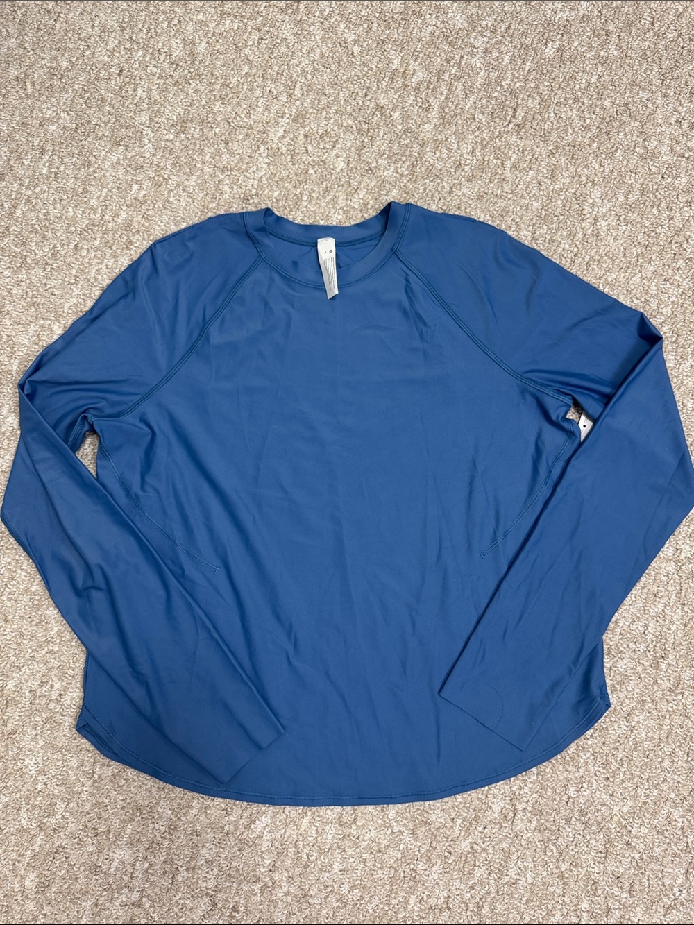 lululemon athletica Long Sleeve Crew - Deep Blue